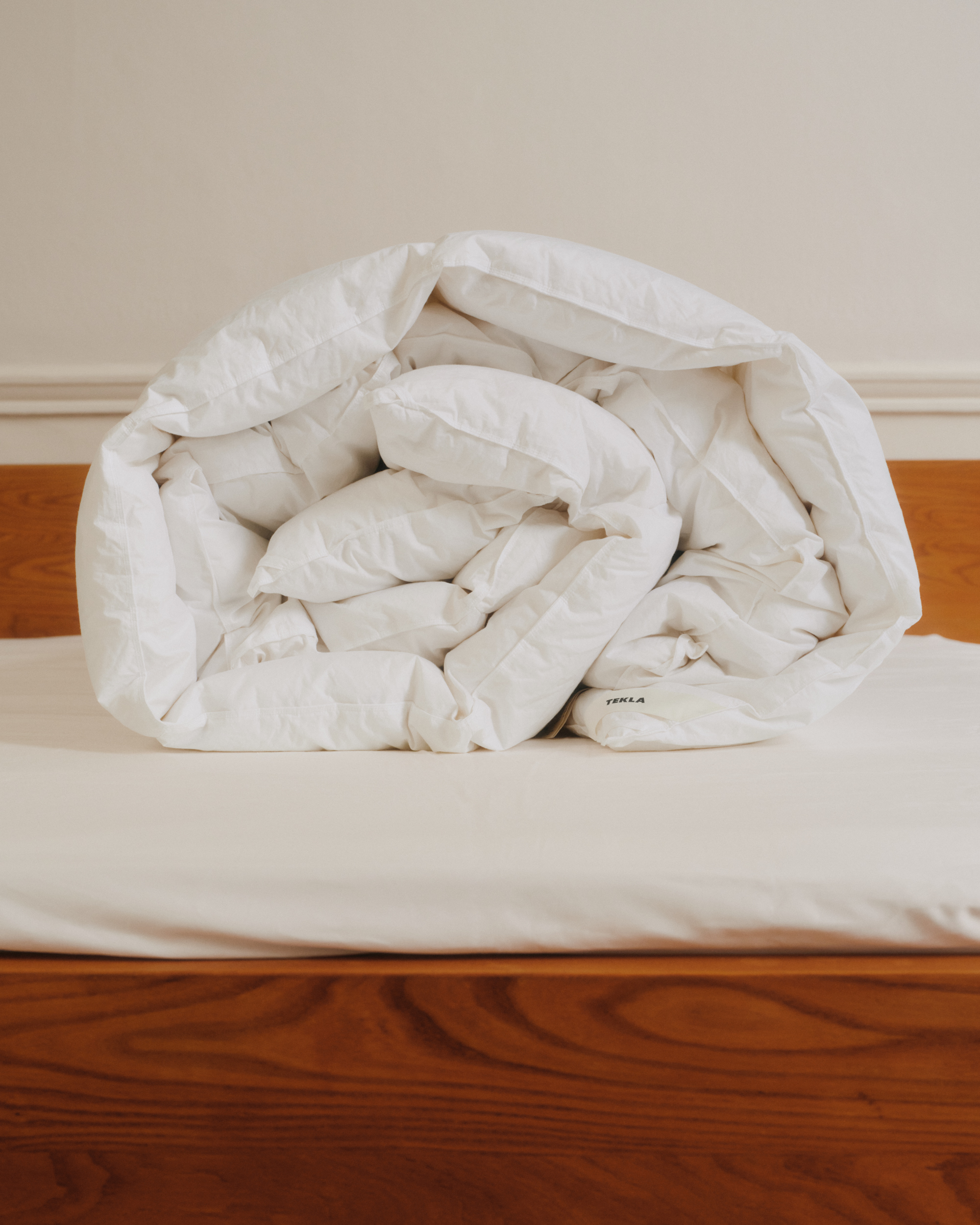 Percale duvet cover - Clay | Tekla Fabrics