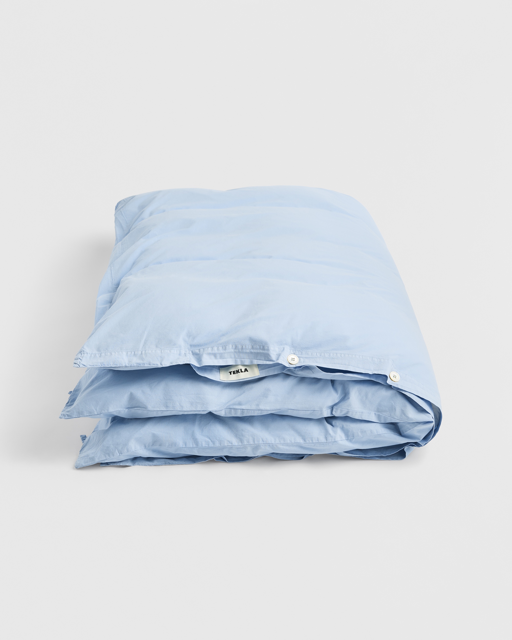 TEKLA Percale Duvet Cover セミダブル Percale duvet cover – Soft Grey | Tekla Fabrics