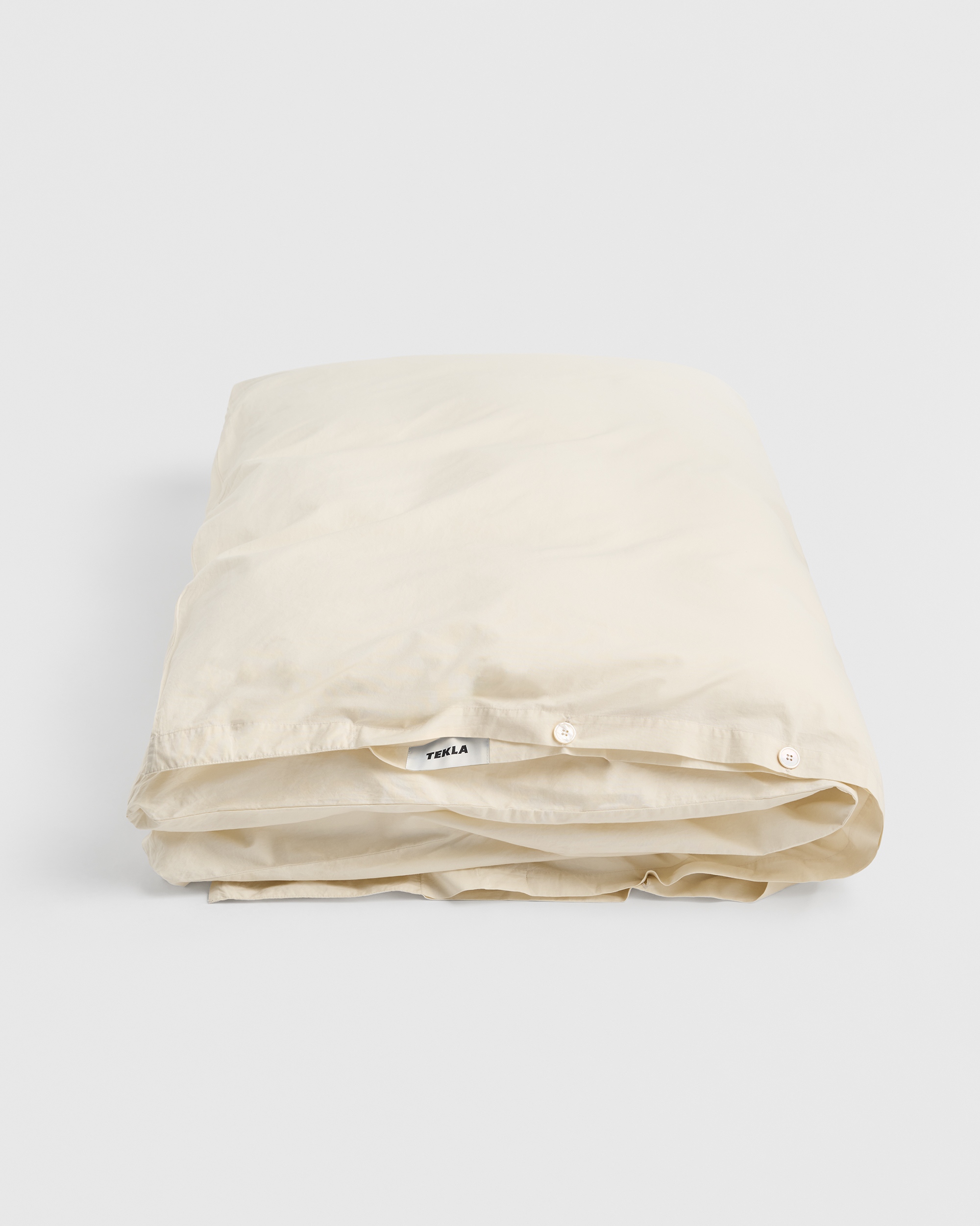 Percale duvet cover – Broken White | Tekla Fabrics