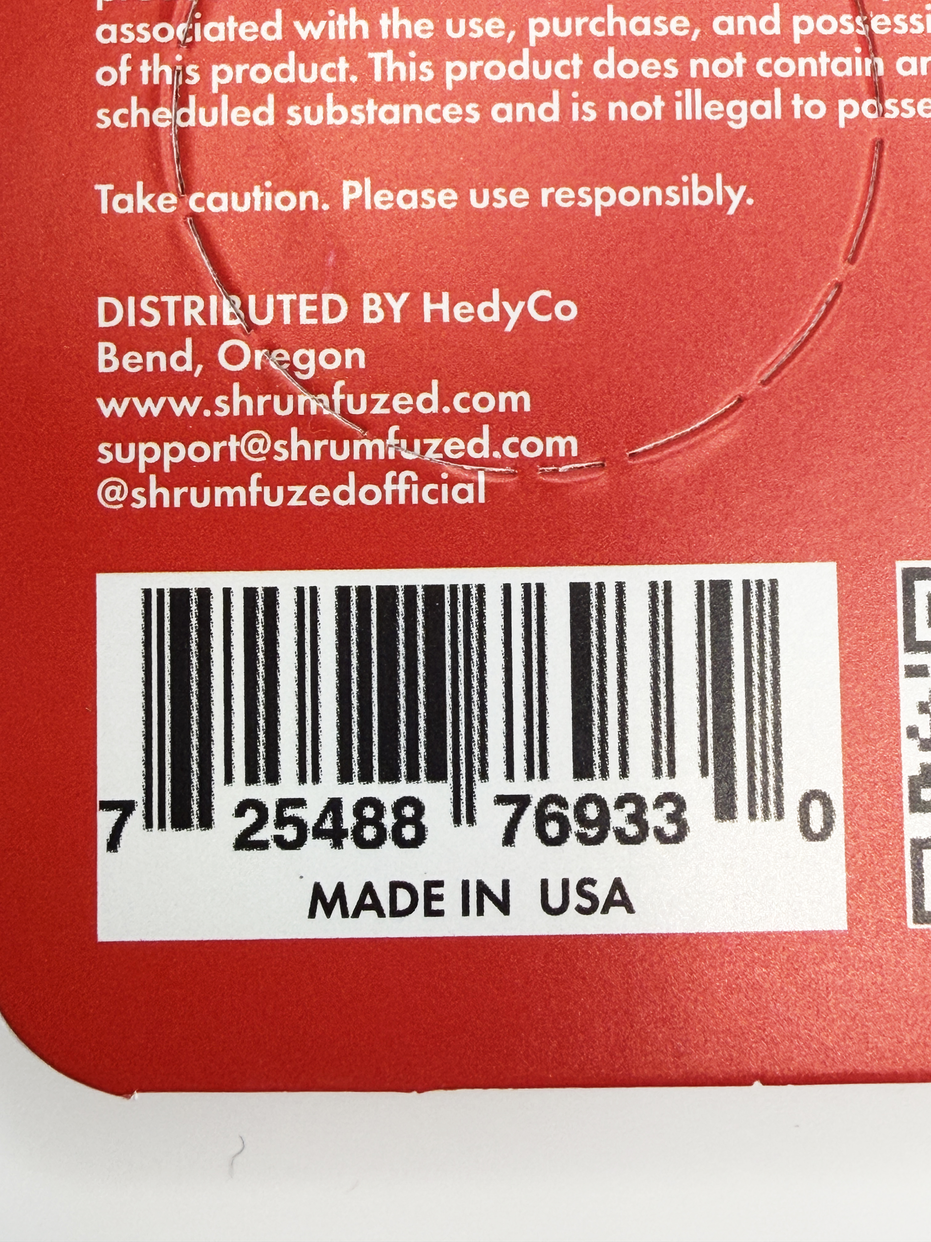 Underdogs Lab Shrumfuzed MAX Gummies 1600mg Each (2ct/pk)-Strawmelon — alternate view 15