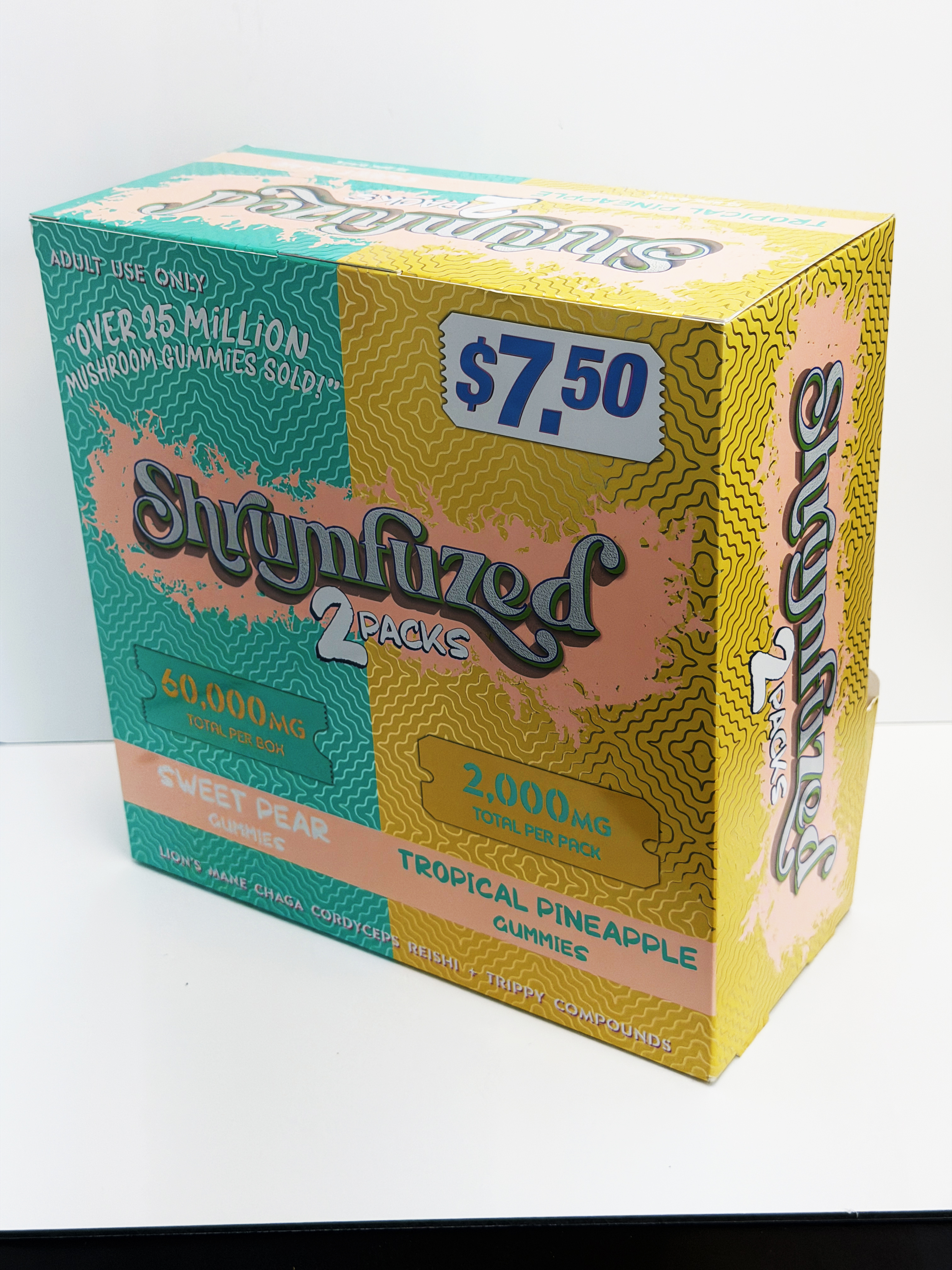 Underdogs Lab Shrumfuzed 2pk | 2000 mg Mushroom Gummies -Sweet Pear + Traopical Pineapple — alternate view 13