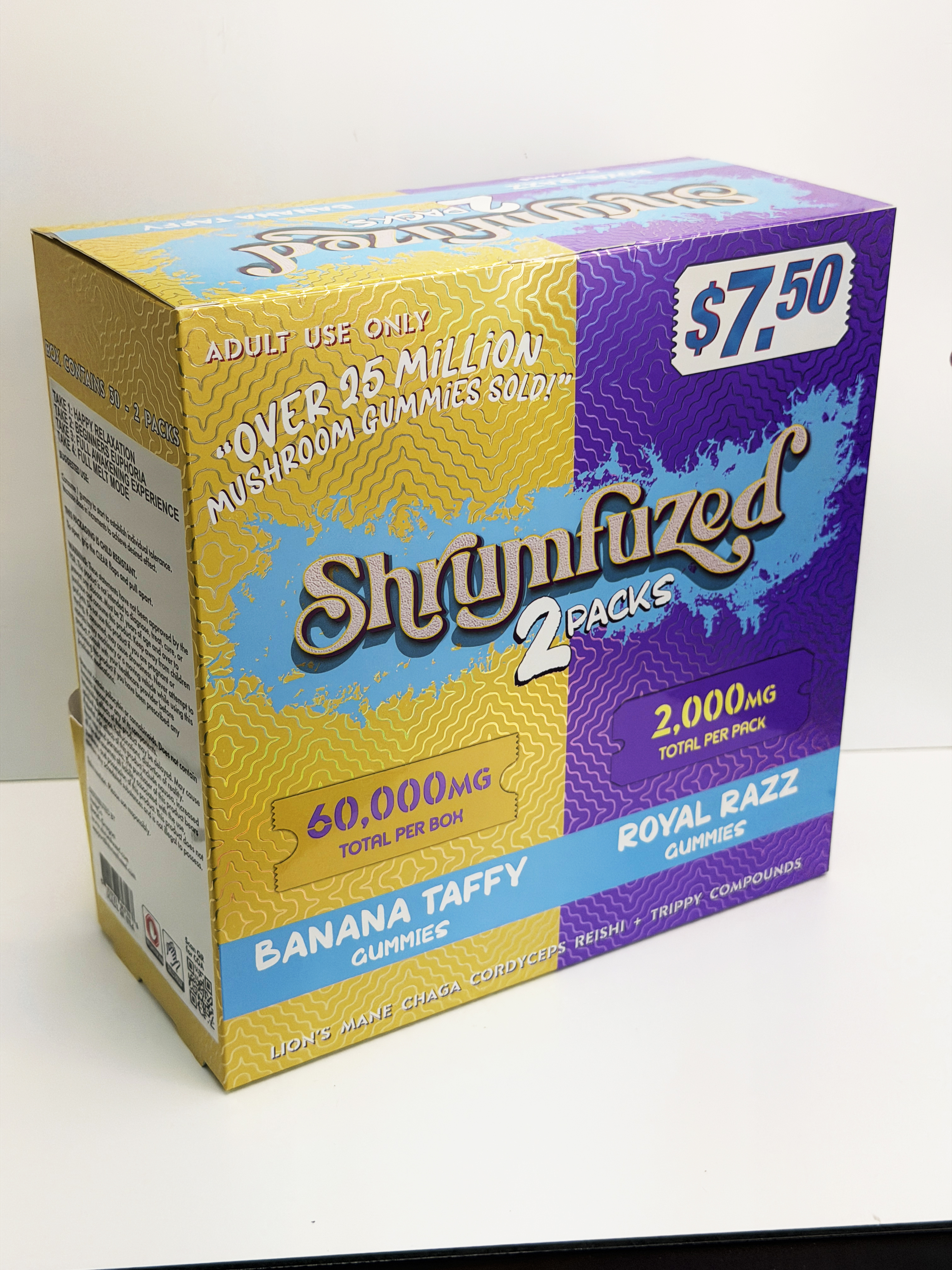 Underdogs Lab Shrumfuzed 2pk | 2000 mg Mushroom Gummies -Sweet Pear + Traopical Pineapple — alternate view 16