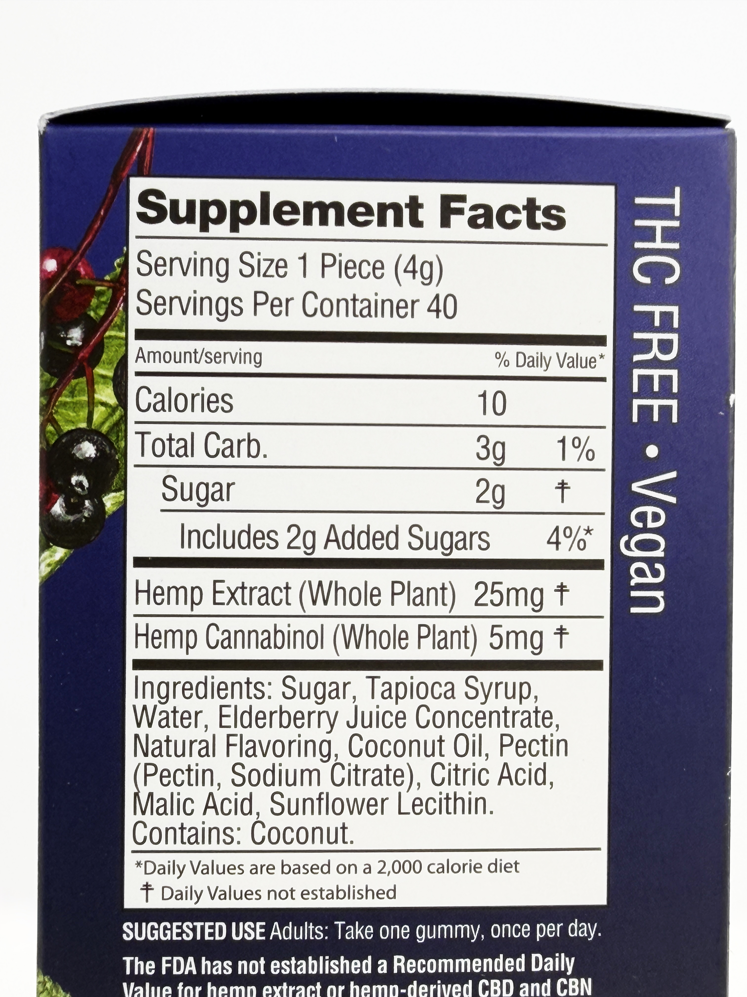 Underdogs Lab WYLD CBD 2:1 CBD:CBG 40ct Gummies-800mg Pear — alternate view 5