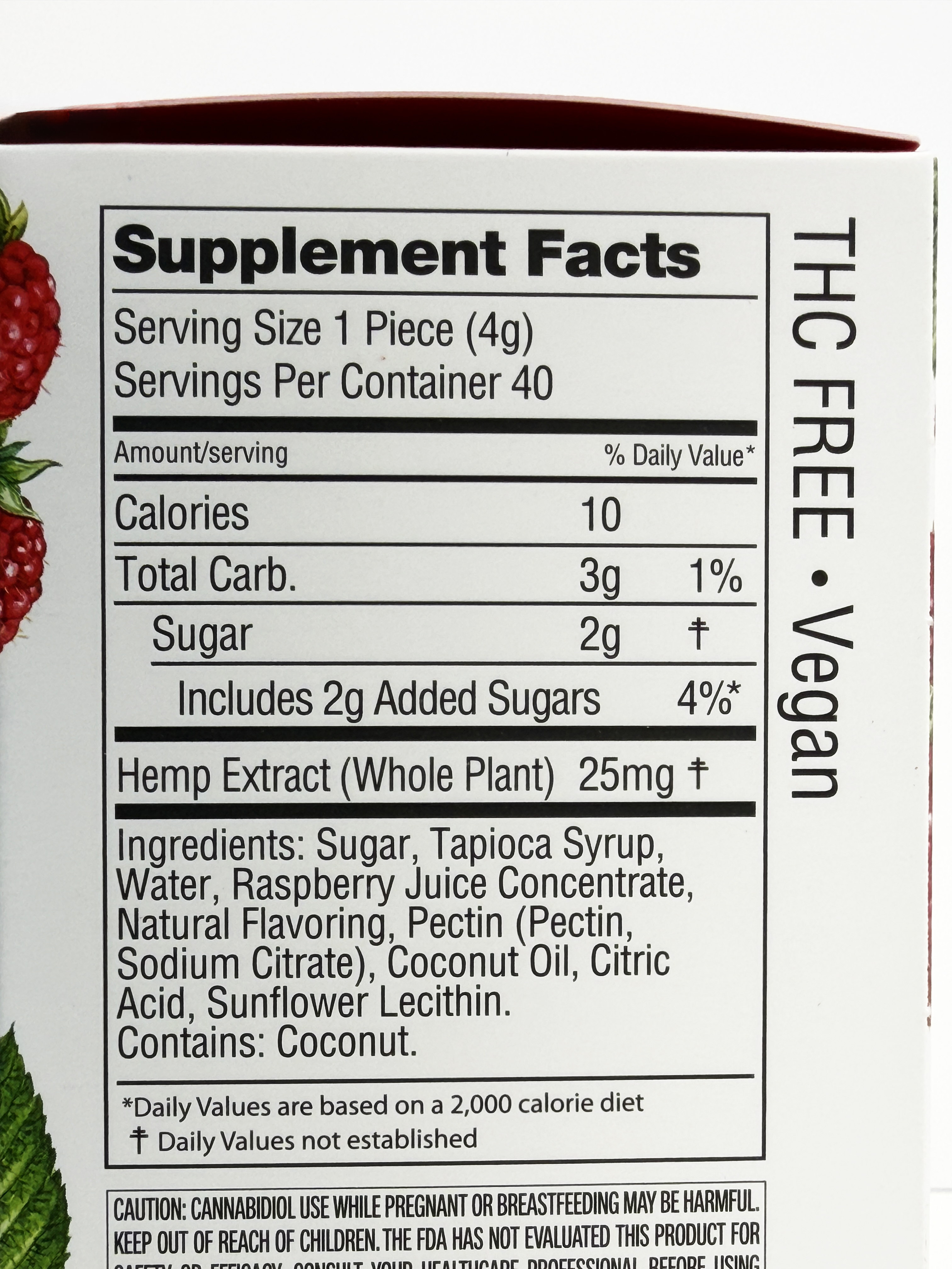 Underdogs Lab WYLD CBD Gummies-1000mg Raspberry — Raspberry — alternate view 4