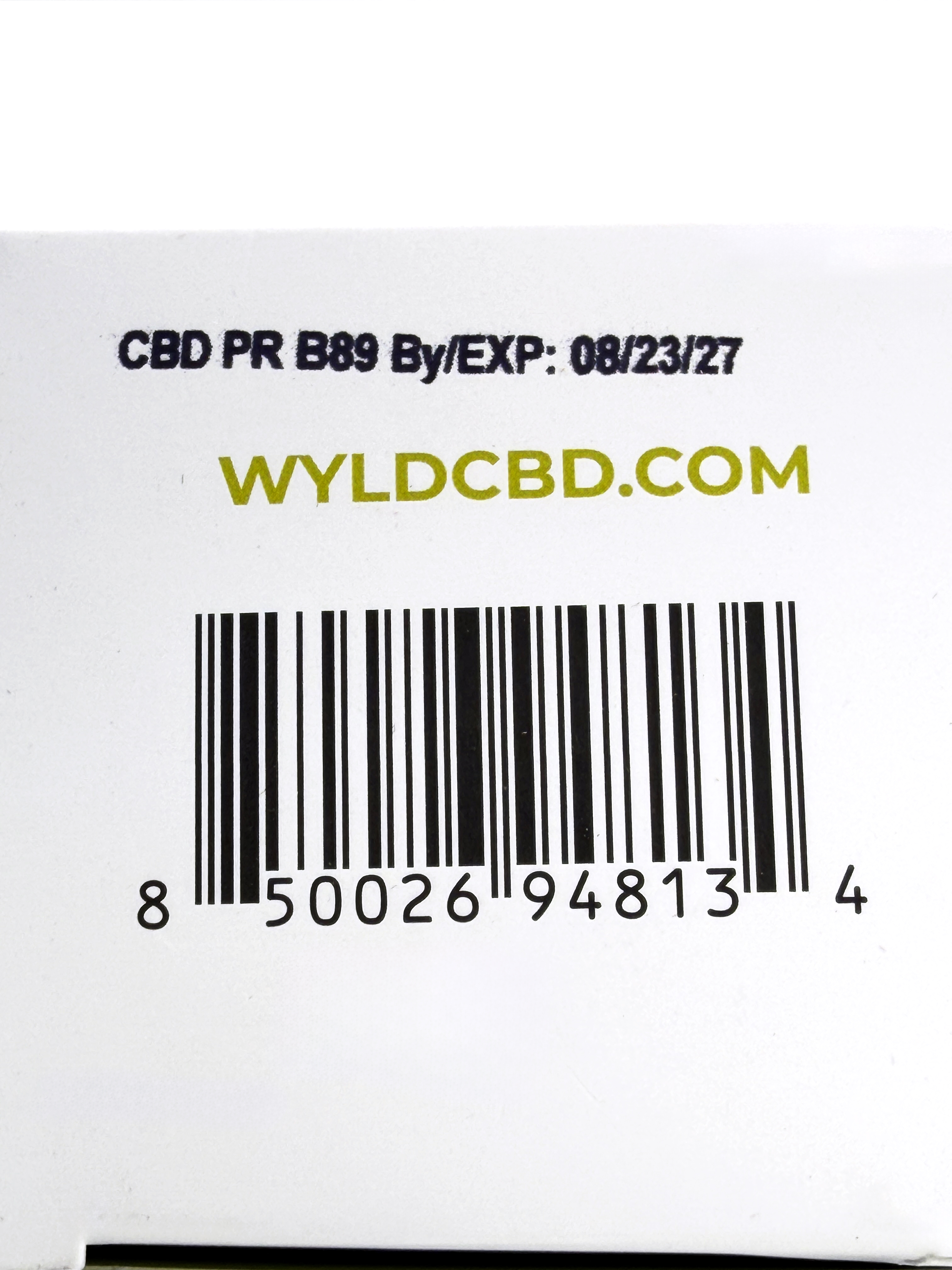 Underdogs Lab WYLD CBD 2:1 CBD:CBG 40ct Gummies-800mg Pear — alternate view 15