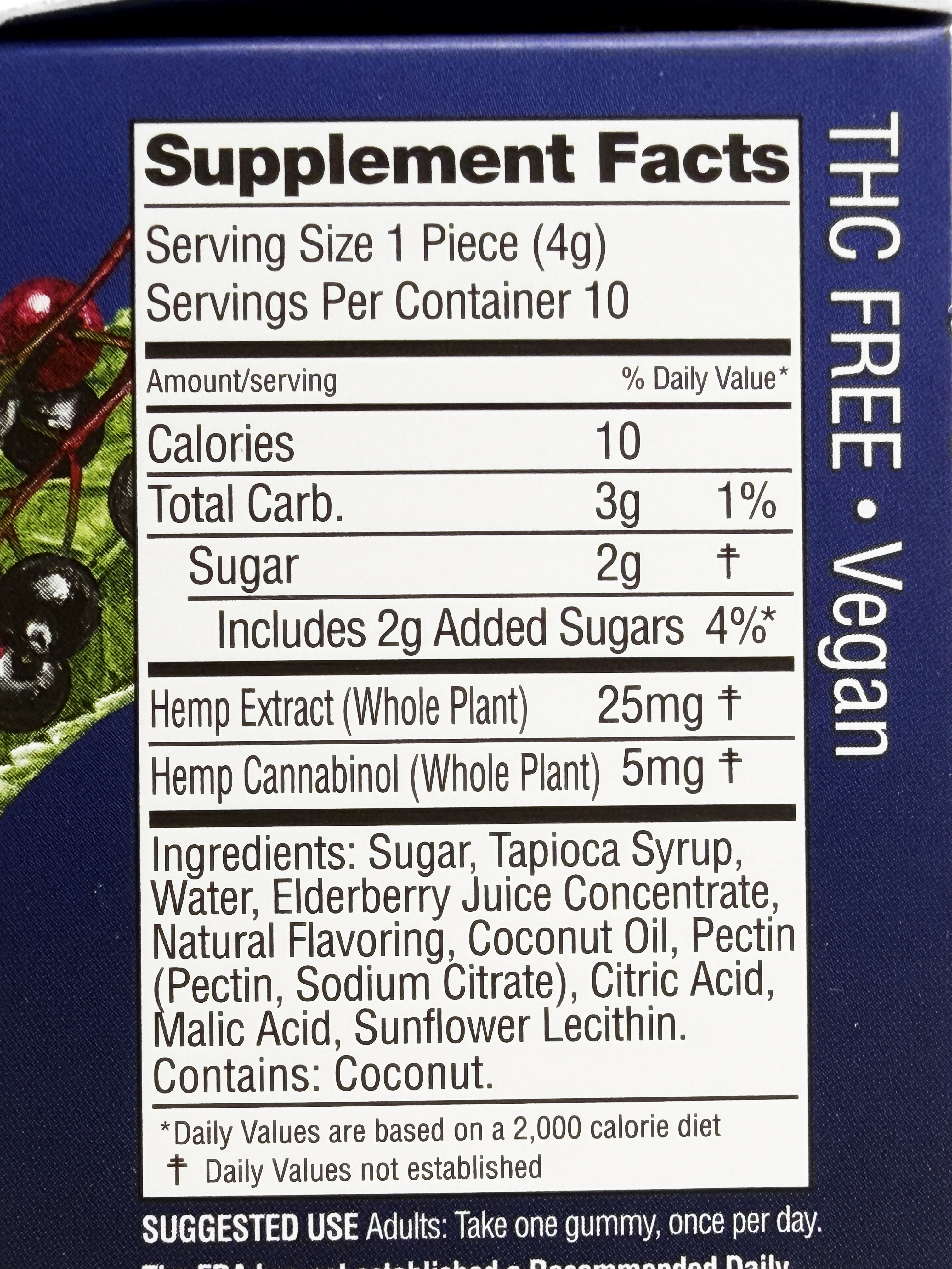 Underdogs Lab WYLD CBD 2:1 CBD:CBG 10ct Gummies-250 mg Raspberry — alternate view 13