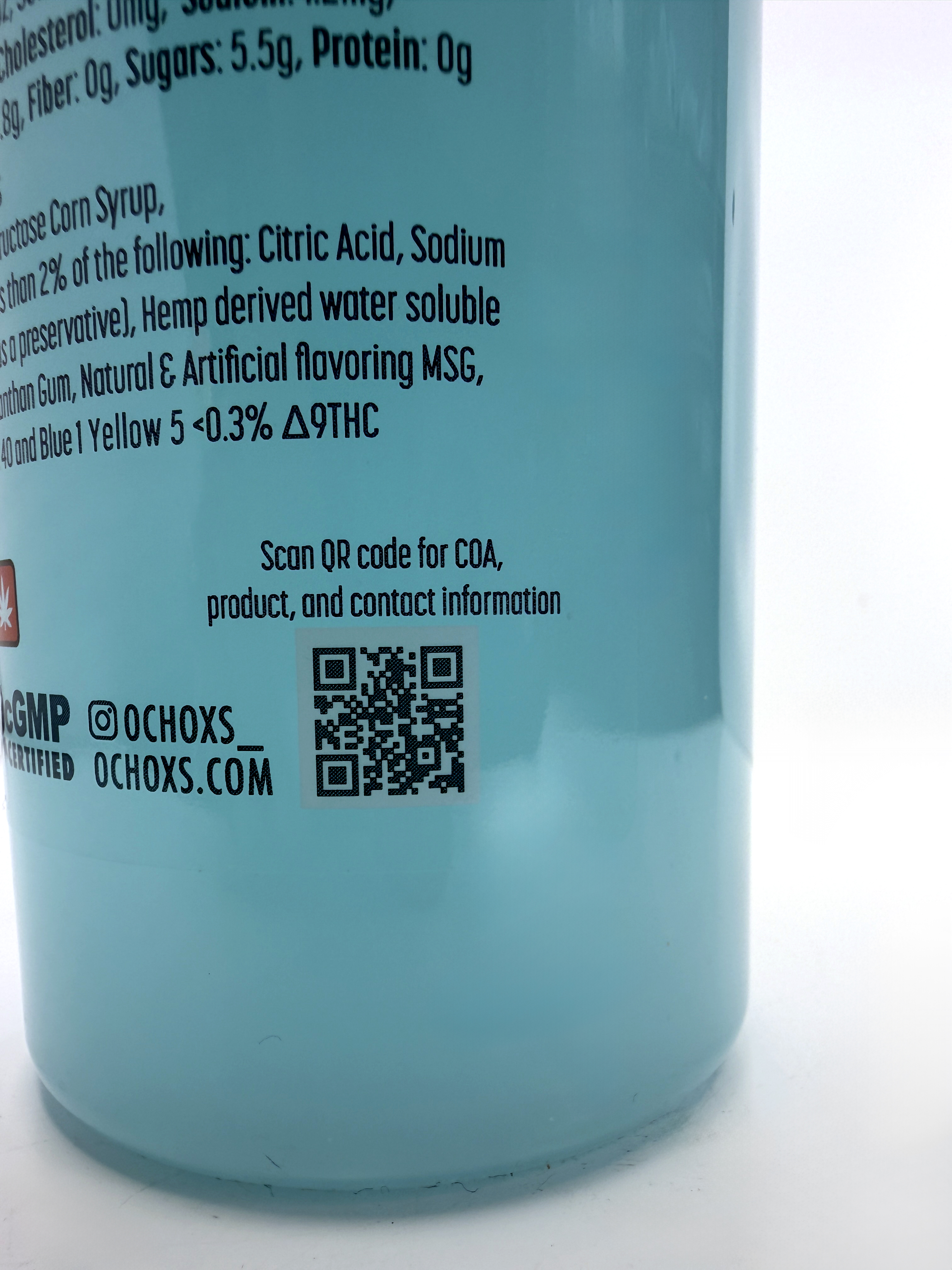 Underdogs Lab OCHOxs Juice 100mg Delta 9 - Higher Level Lemonade — alternate view 5