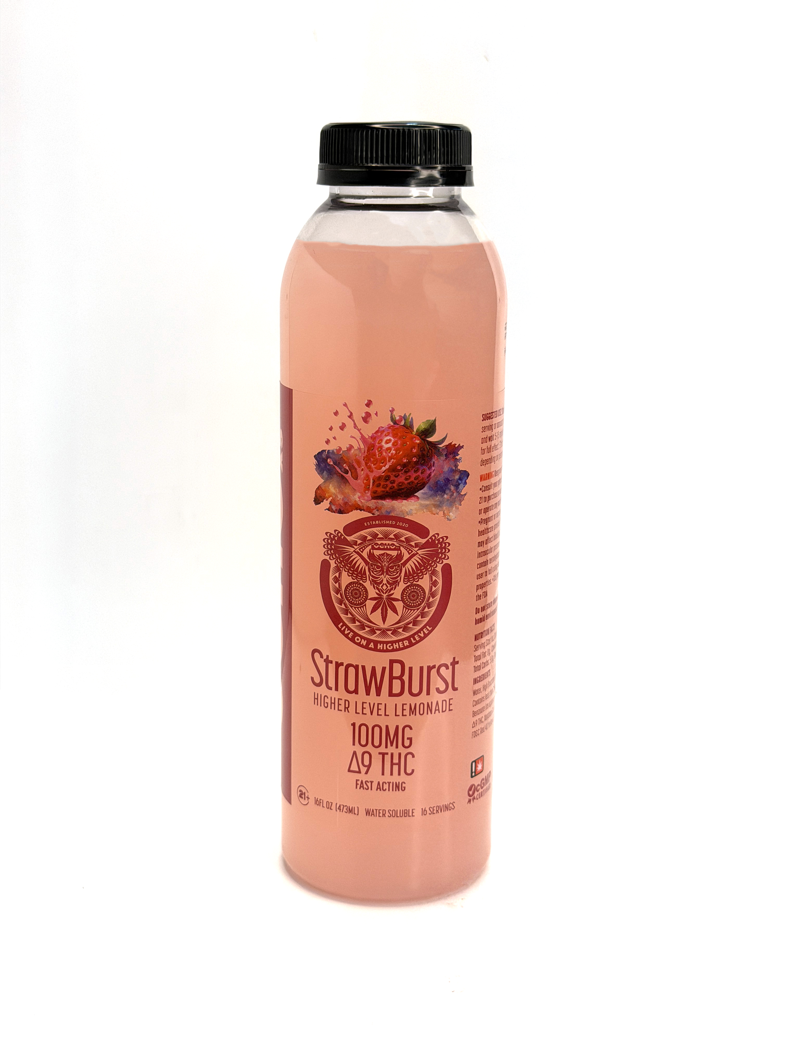 Underdogs Lab OCHOxs Juice 100mg Delta 9 - Higher Level Lemonade — alternate view 4
