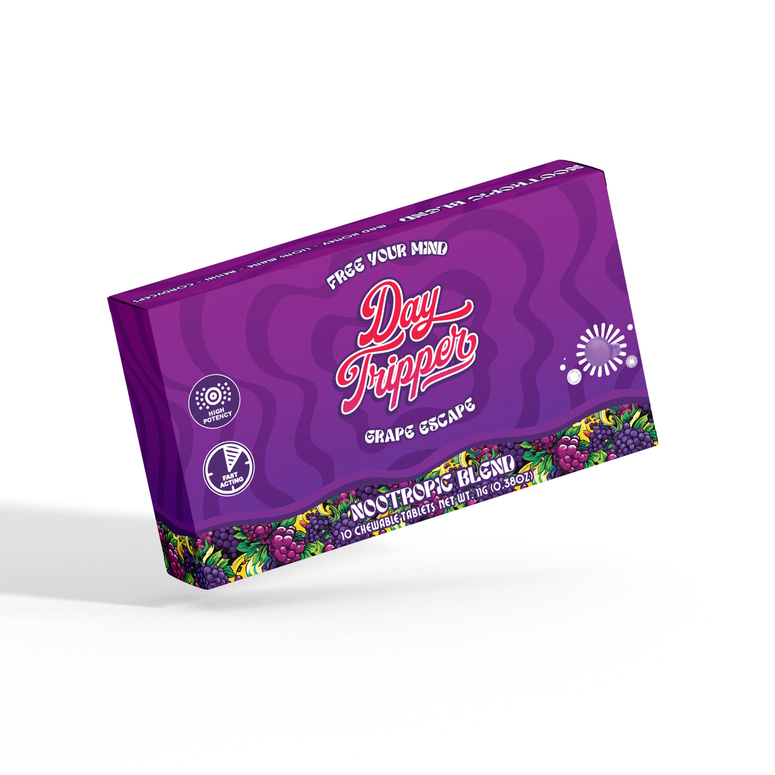 Underdogs Lab Day Tripper Mushroom Nootropic Blend- 10 Tabs Pineapple Bliss — alternate view 2