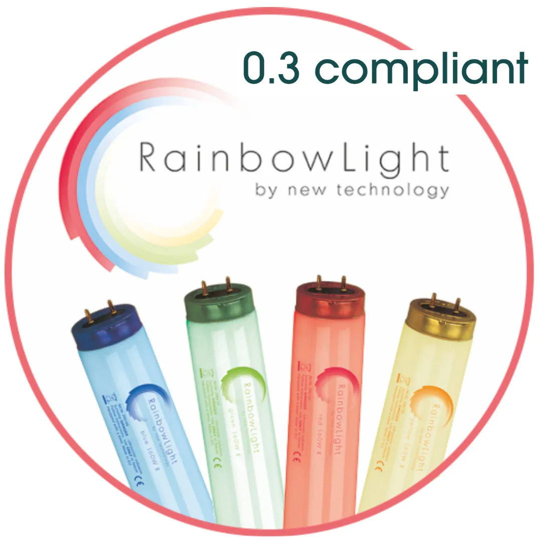 Rainbow tanning lamps *0.3 compliant*