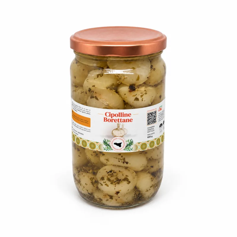 Petits oignons borettane 620 g