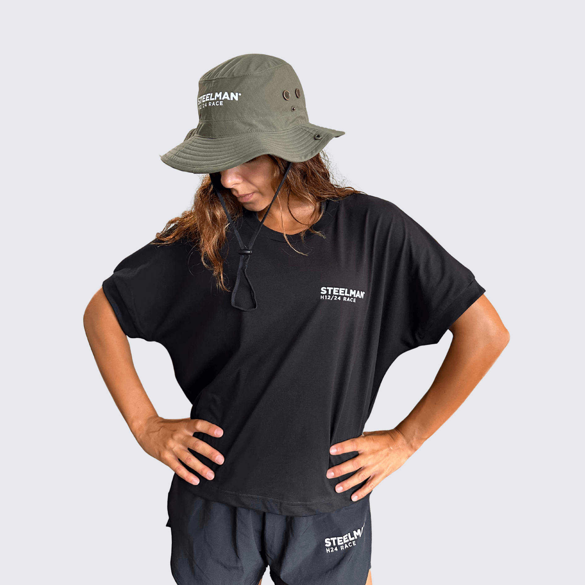 T-shirt Crop nera