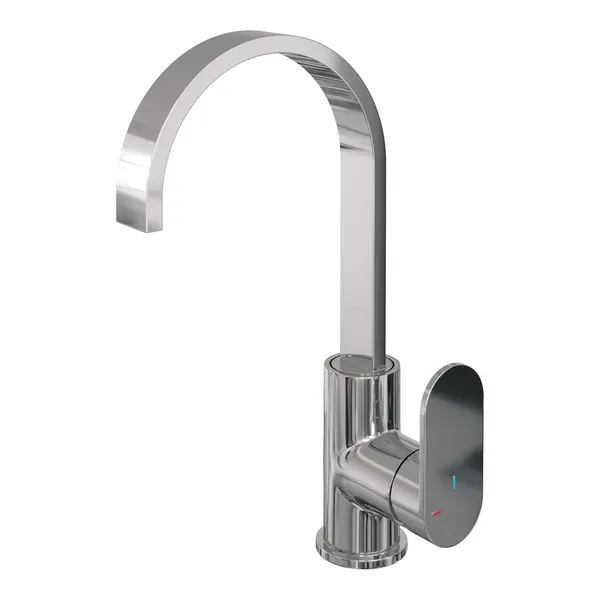 BRAUER Edition hoge opbouw wastafelmengkraan met draaibare platte uitloop model C