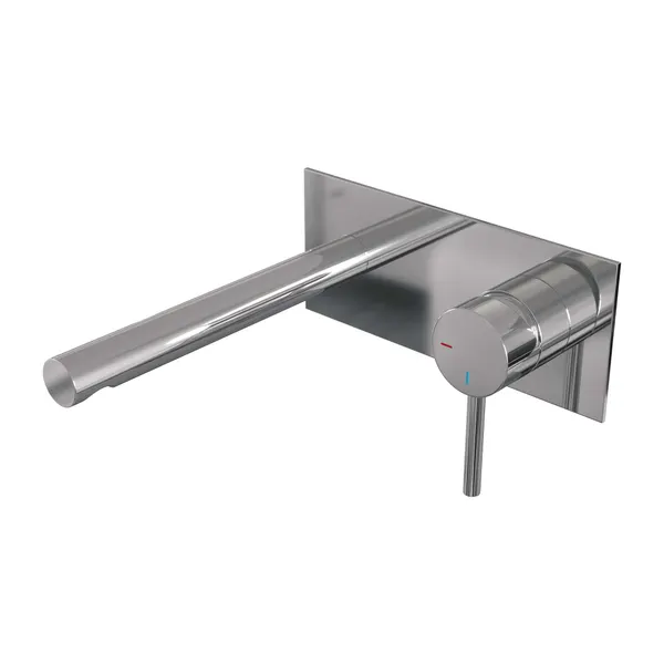 BRAUER Edition inbouw wastafelmengkraan met rechte uitloop en afdekplaat model A1