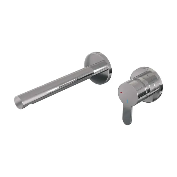 BRAUER Edition inbouw wastafelmengkraan met rechte uitloop en rozetten model D1