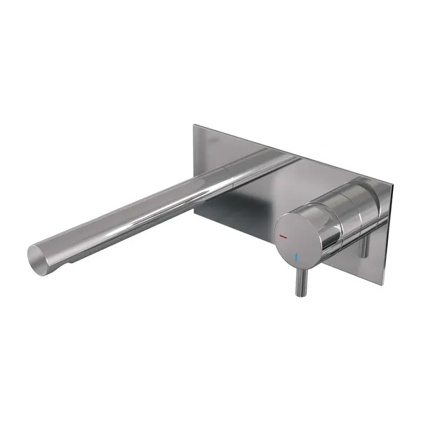 BRAUER Edition inbouw wastafelmengkraan met rechte uitloop en afdekplaat model B1