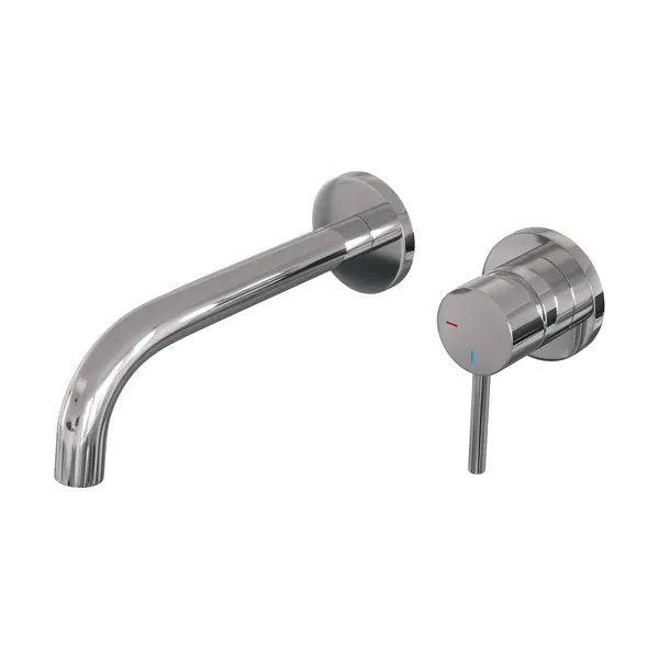 BRAUER Edition inbouw wastafelmengkraan met gebogen uitloop en rozetten model A1