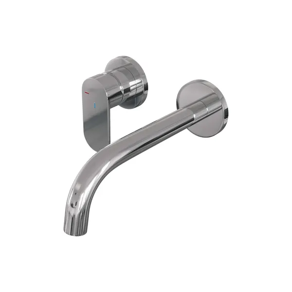 BRAUER Edition inbouw wastafelmengkraan met gebogen uitloop en rozetten model C2