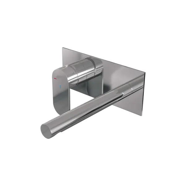 BRAUER Edition inbouw wastafelmengkraan met rechte uitloop en afdekplaat model C2