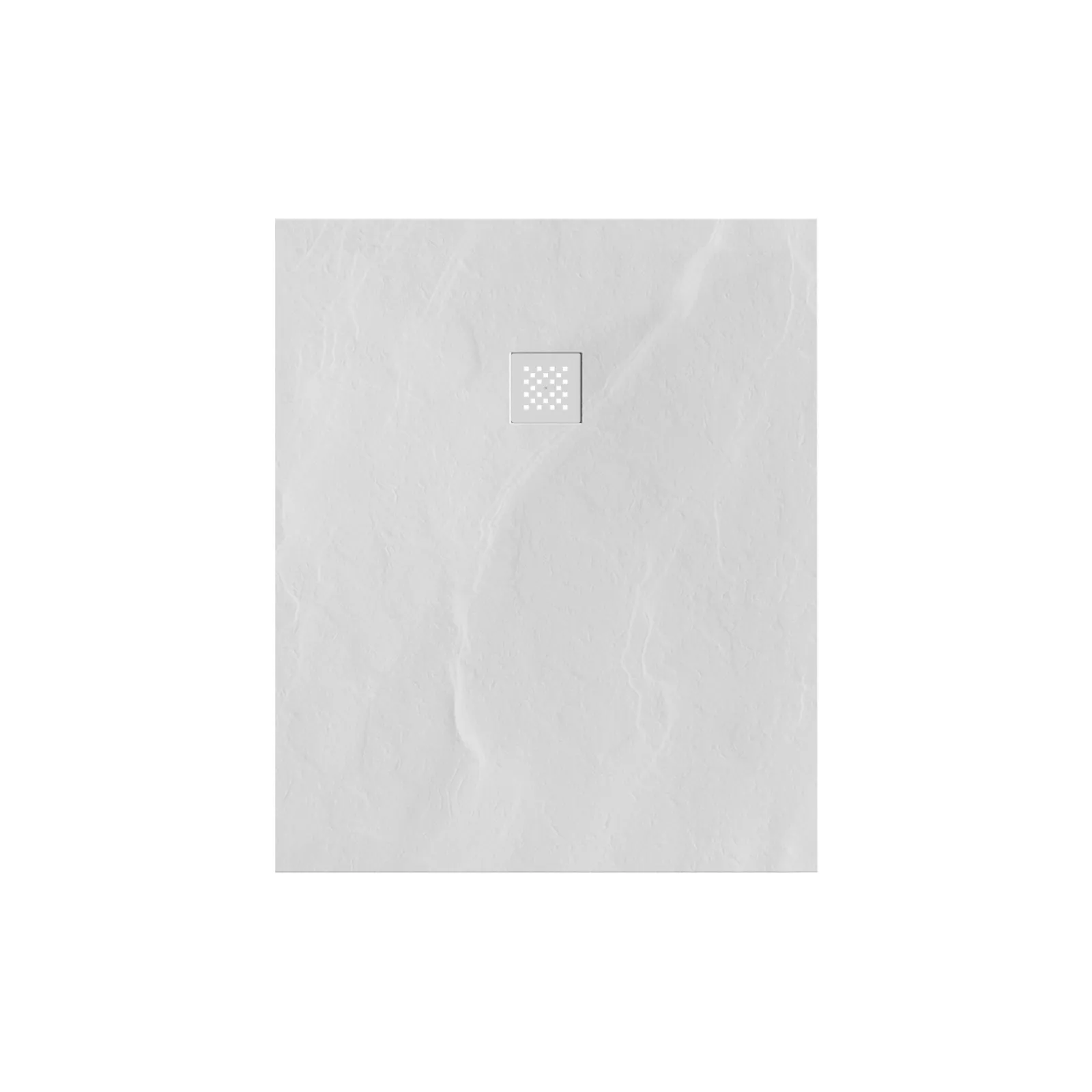 BRAUER Douchebak Asteroid 100x120 incl. antislip en antibacterieel mineraalmarmer mat wit, foto 2 van 6