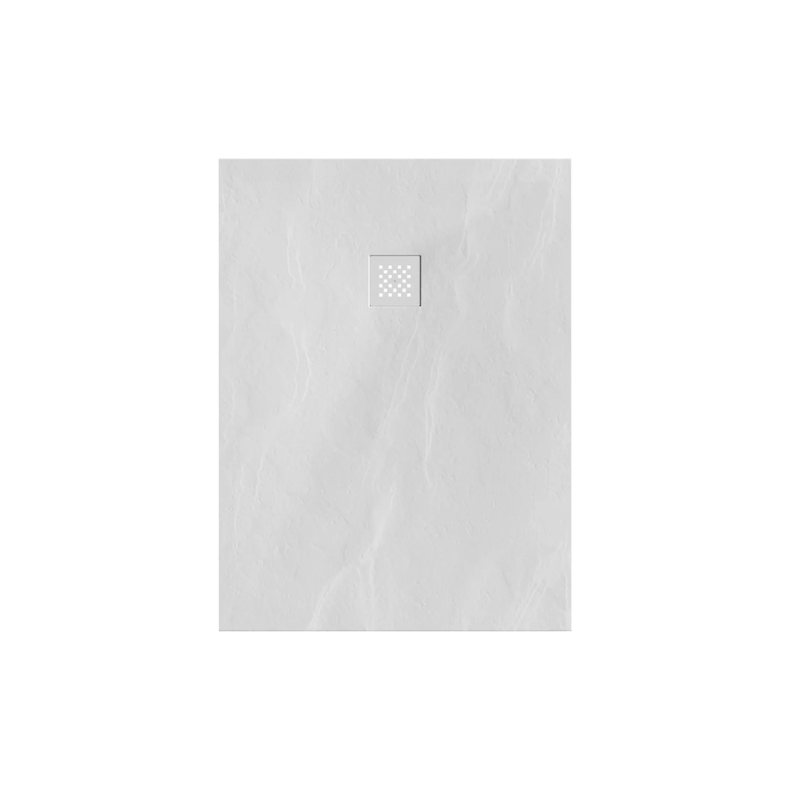 BRAUER Douchebak Asteroid 90x120 incl. antislip en antibacterieel mineraalmarmer mat wit, foto 2 van 6