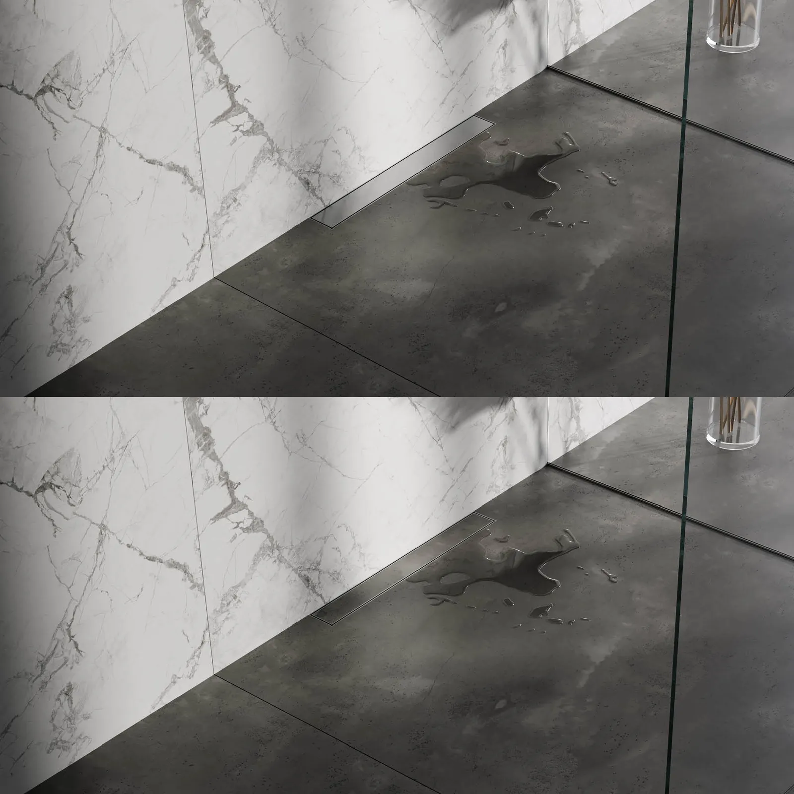 BRAUER Douchegoot met multifunctioneel rooster en flens voor wandmontage 7 x 60, foto 2 van 4