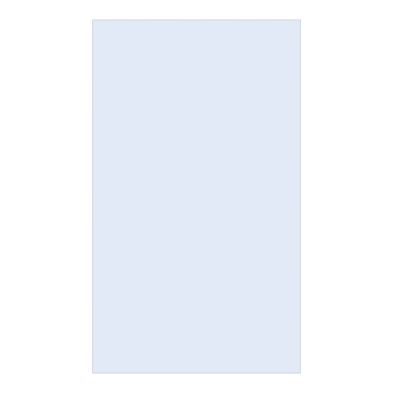 BRAUER Wand 130 helder glas zonder uitsparingen