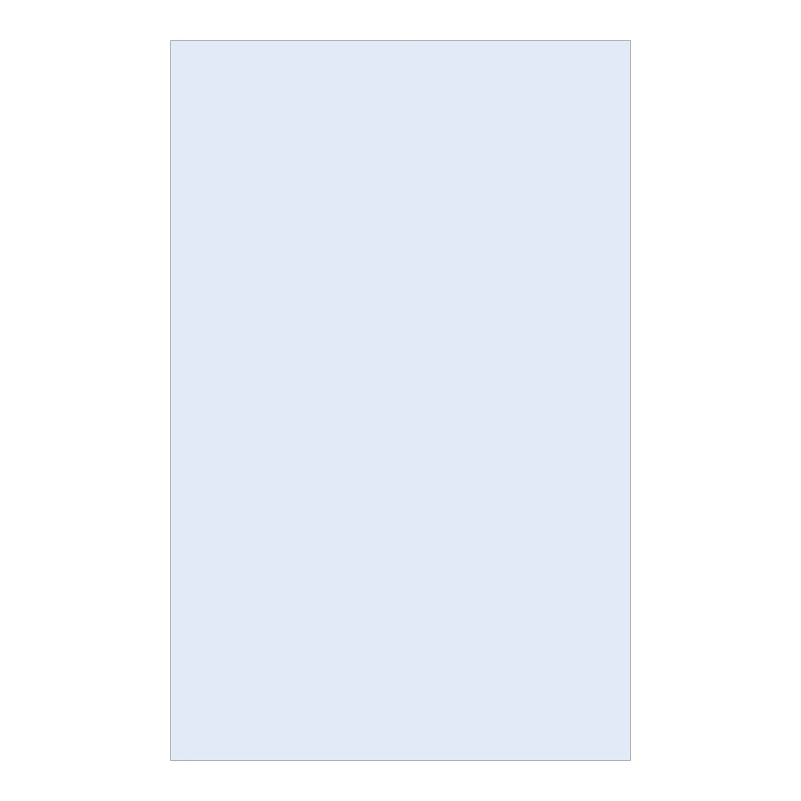 BRAUER Wand 140 helder glas zonder uitsparingen