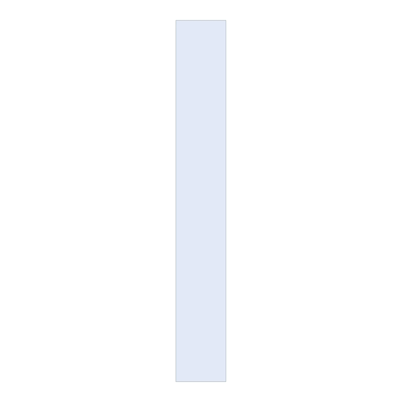 BRAUER Wand 40 helder glas zonder uitsparingen