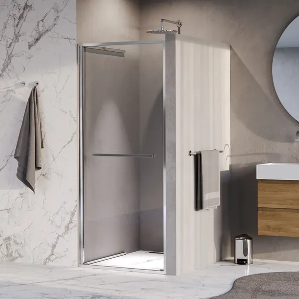 BRAUER Luminis nisdeur naar binnen draaiend helder glas 90x200 omkeerbaar incl. glascoating