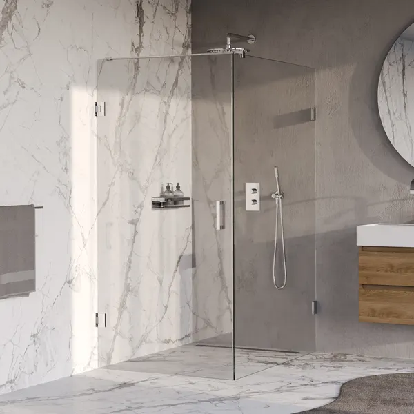 BRAUER Void douchecabine met draaideur helder glas 100x140x200 incl. glascoating