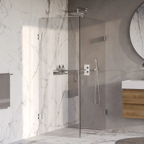 BRAUER Void douchecabine met draaideur helder glas 80x120x200 incl. glascoating