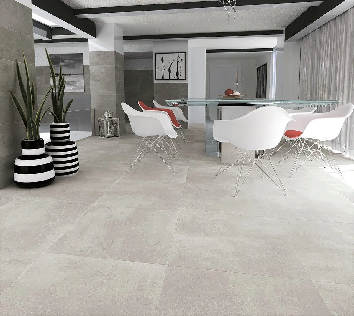 Loft Ash 60x60 rett, foto 2 van 2