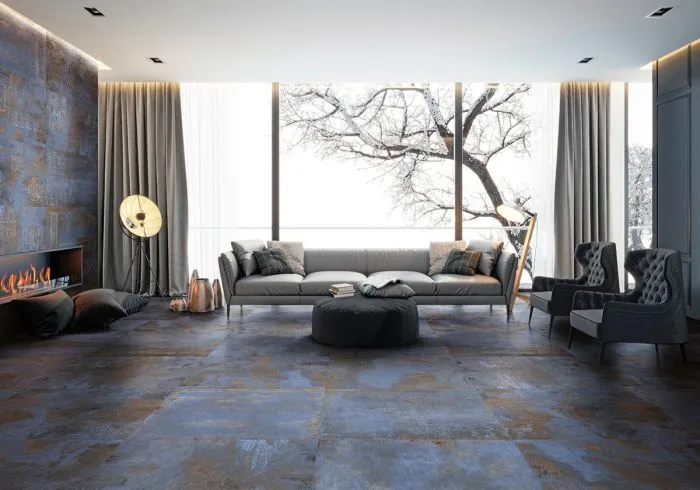Flatiron Blue 60x60 rett, foto 2 van 2