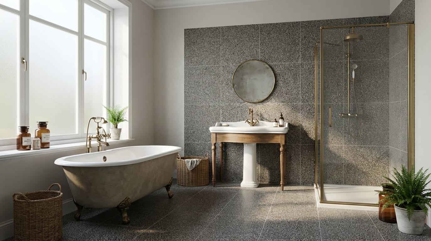 Terrazzo Mini Bucchero 60x60 rett, foto 2 van 2