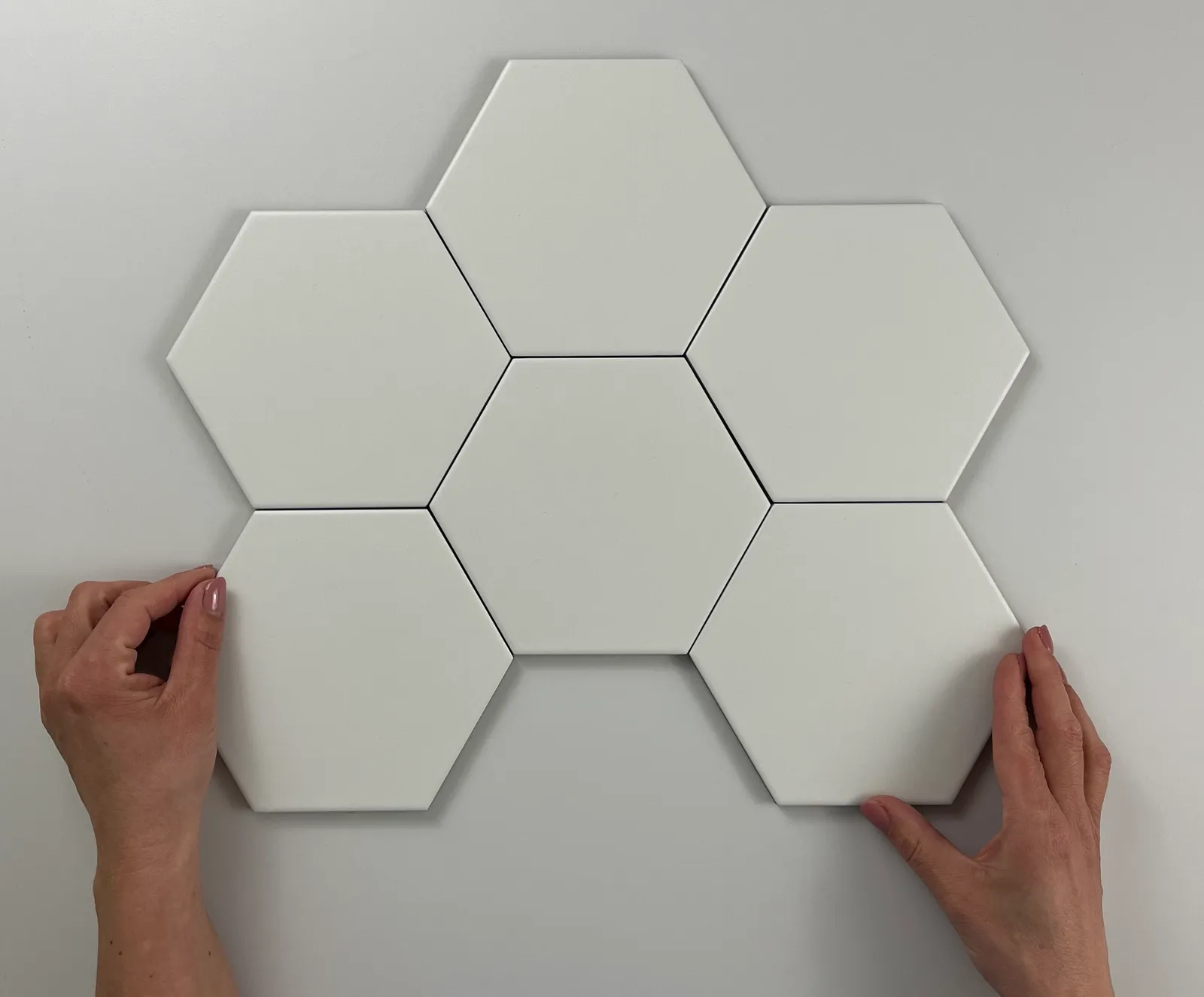 Sample Hexagon Timeless White mat 15x17 (sample tegel)
