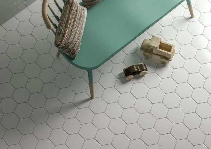 Hexagon Timeless White mat 15x17, foto 3 van 4