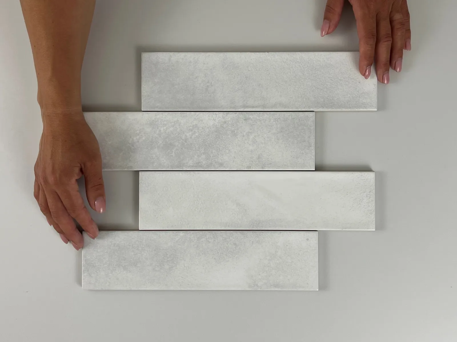 Sample Moon White glans 7,5x30 (sample tegel)