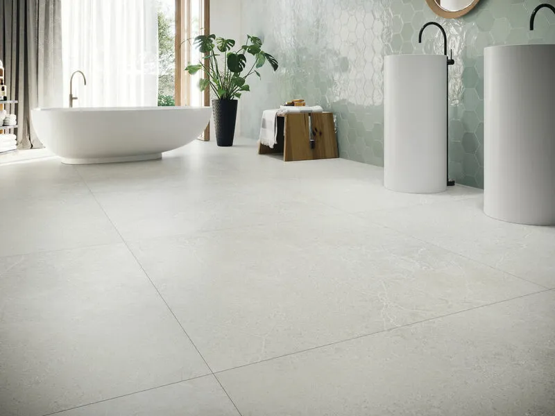 Norwich White 60x60 rett, foto 3 van 4