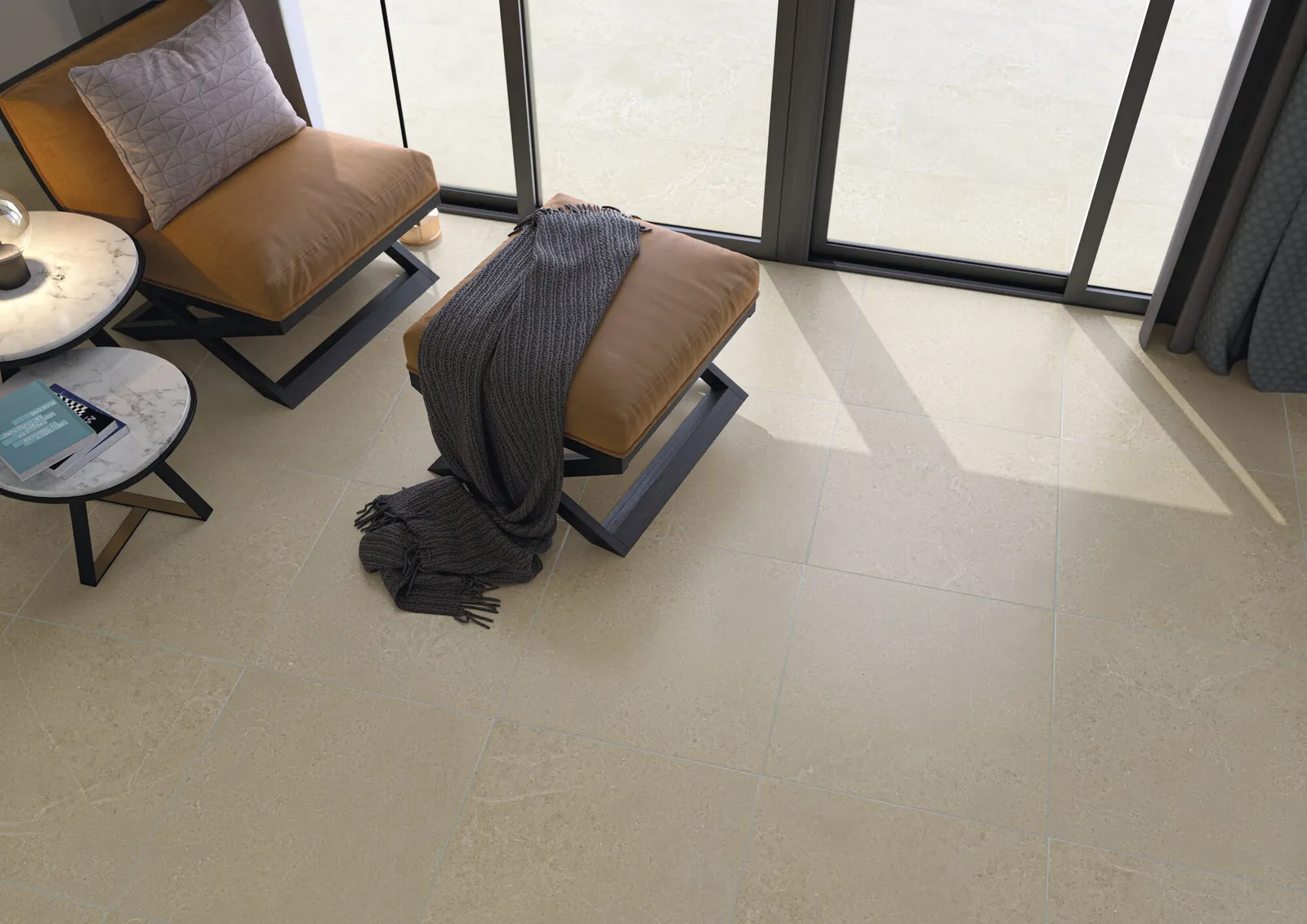 Norwich Sand 60x60 rett, foto 2 van 3