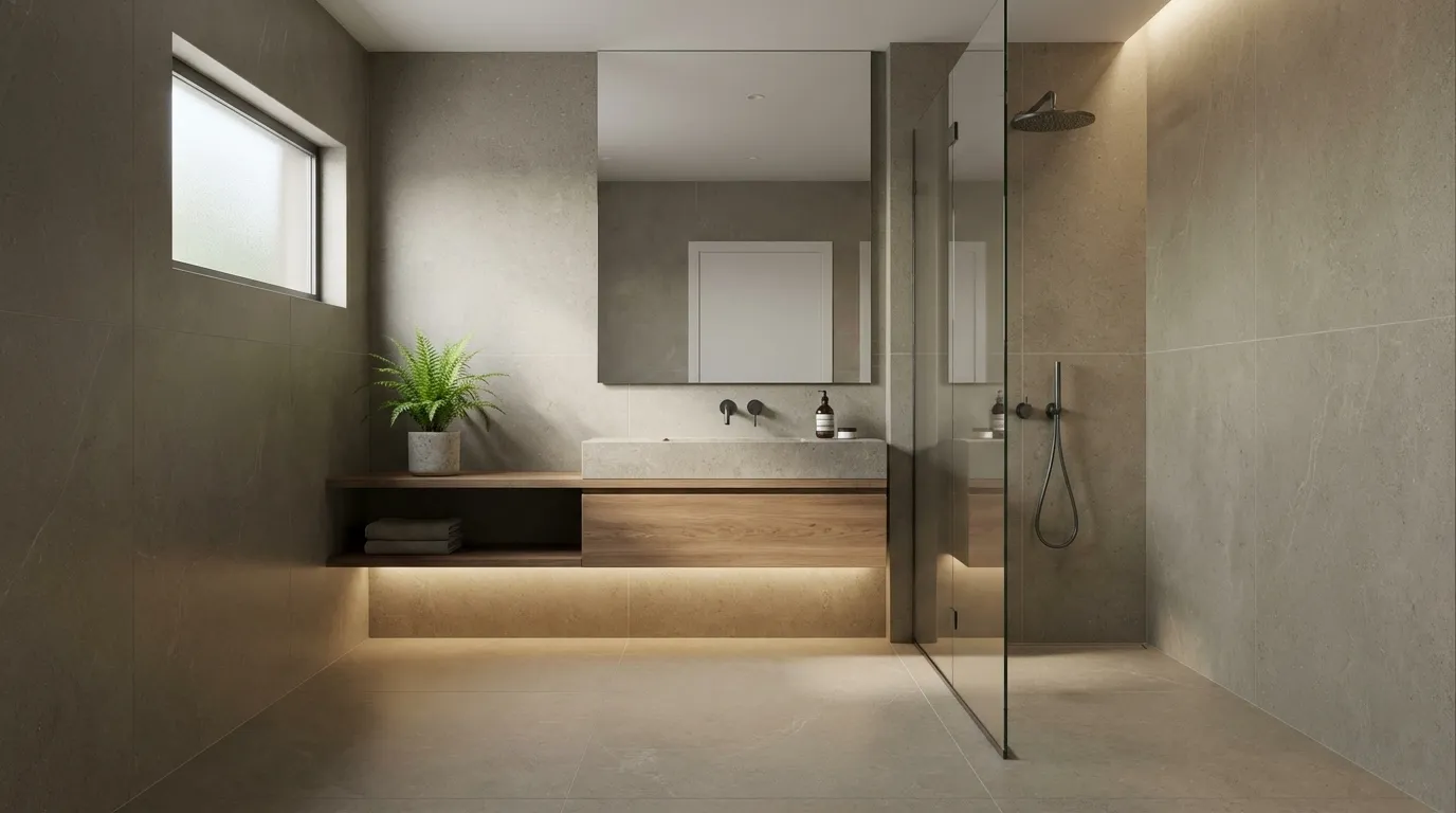 Norwich Taupe 90x90 rett, foto 2 van 2