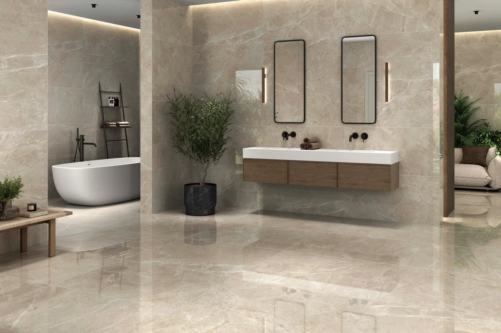Syrah Ivory Pulido 60x120 rett, foto 2 van 3