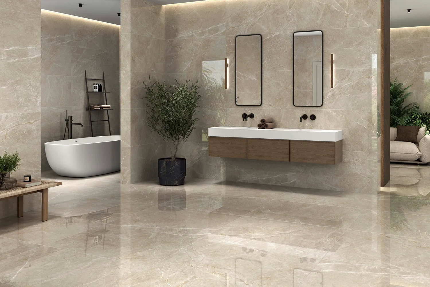 Syrah Ivory Pulido 60x120 rett, foto 3 van 3
