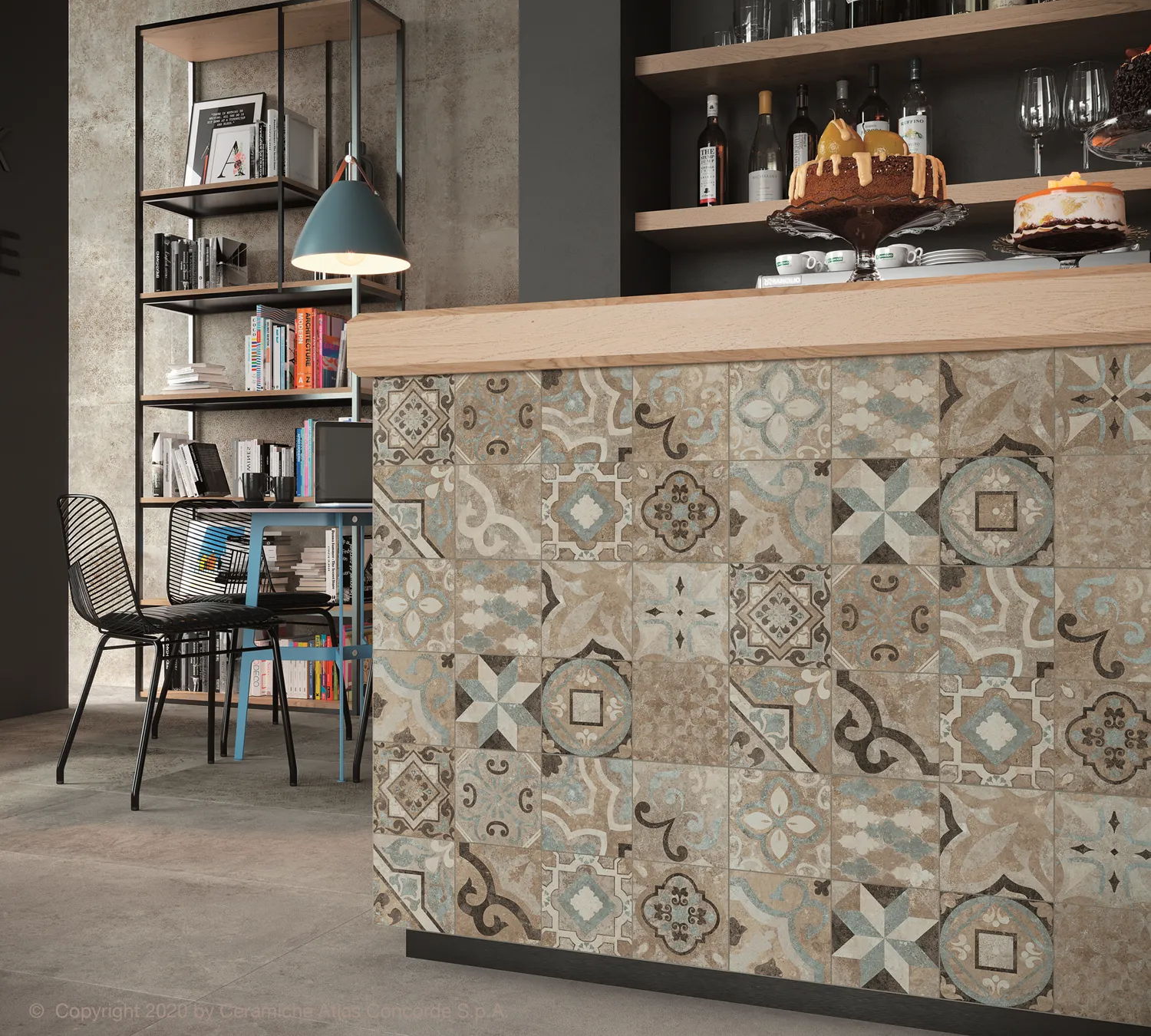 Codec Cementine 30x60 rett decor, foto 3 van 5