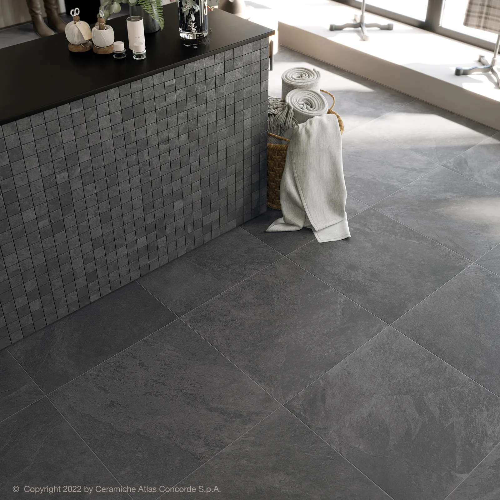 Impact Graphite 60x60 rett, foto 4 van 5