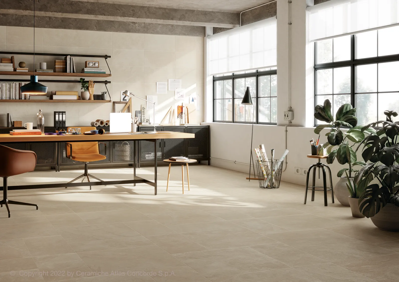 Impact Clay 60x60 rett grip anti-slip R11, foto 3 van 5