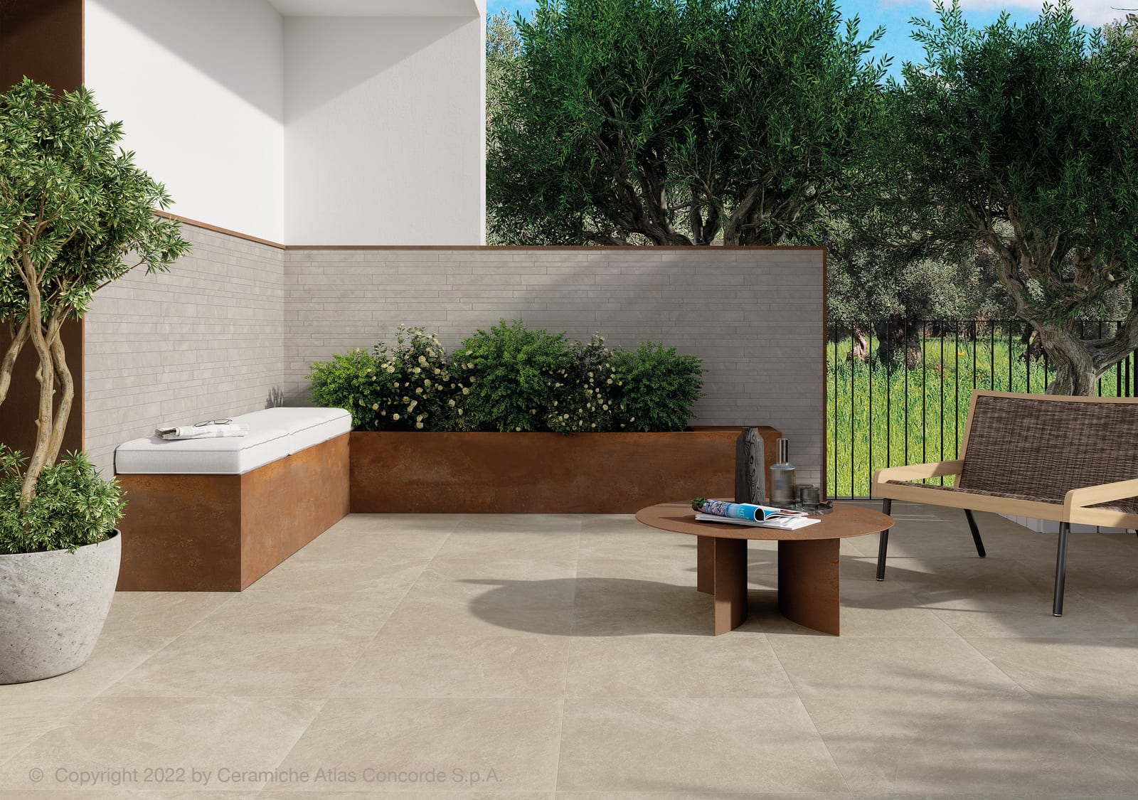 Impact Clay 60x60 rett grip anti-slip R11, foto 5 van 5
