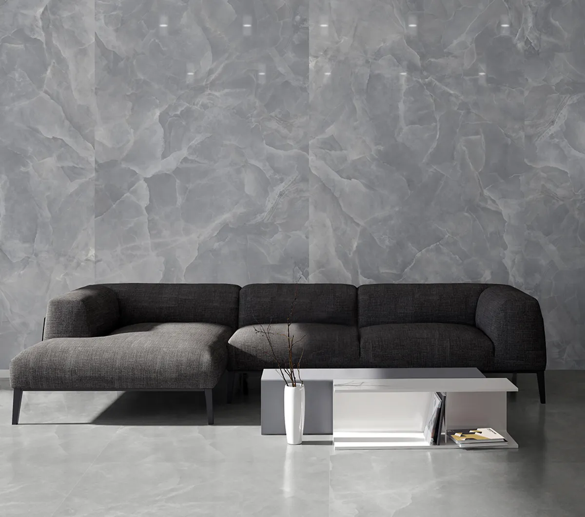 Onyx Grey gepolijst 120x280 rett, foto 2 van 3