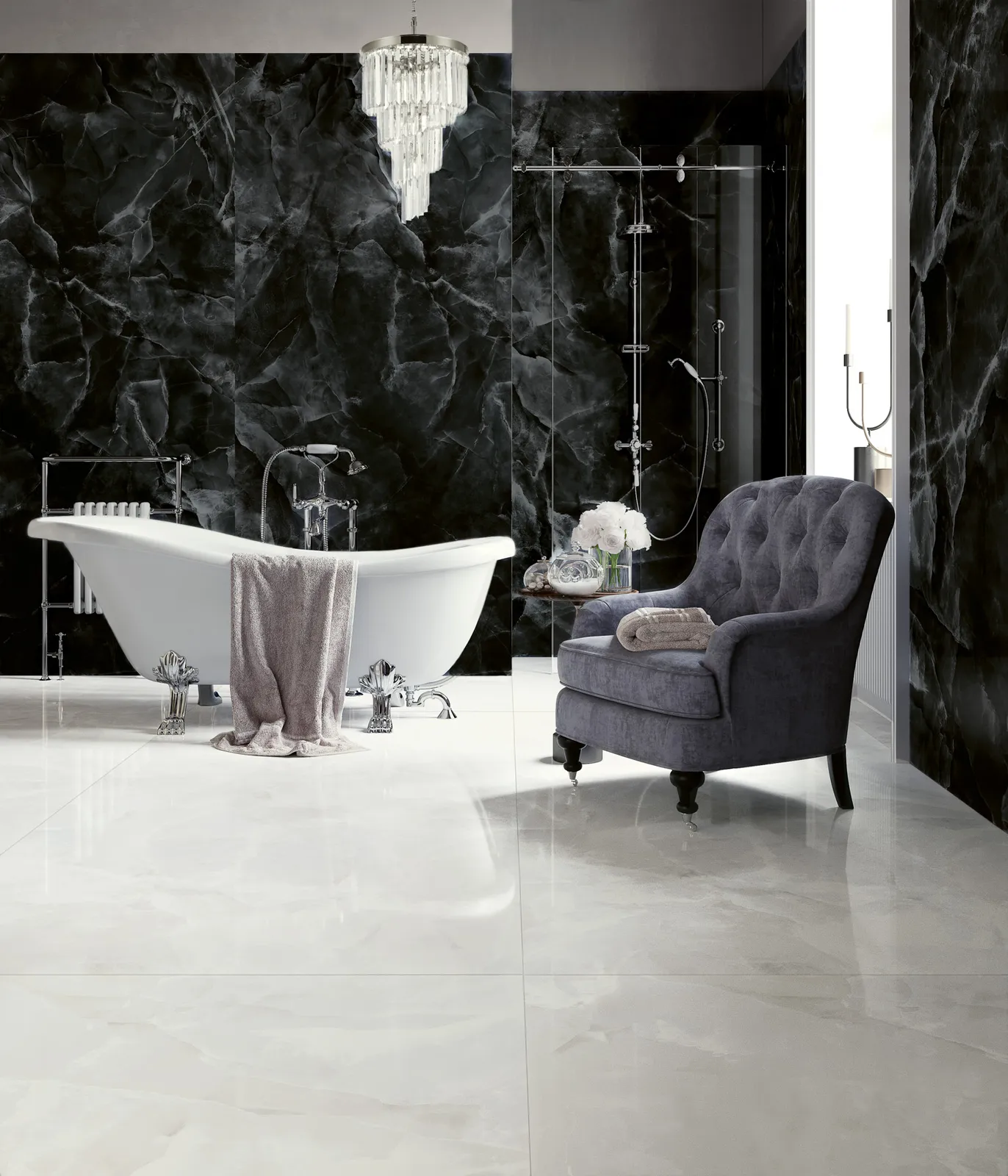 Onyx White pulido 60x120 rett, foto 4 van 4