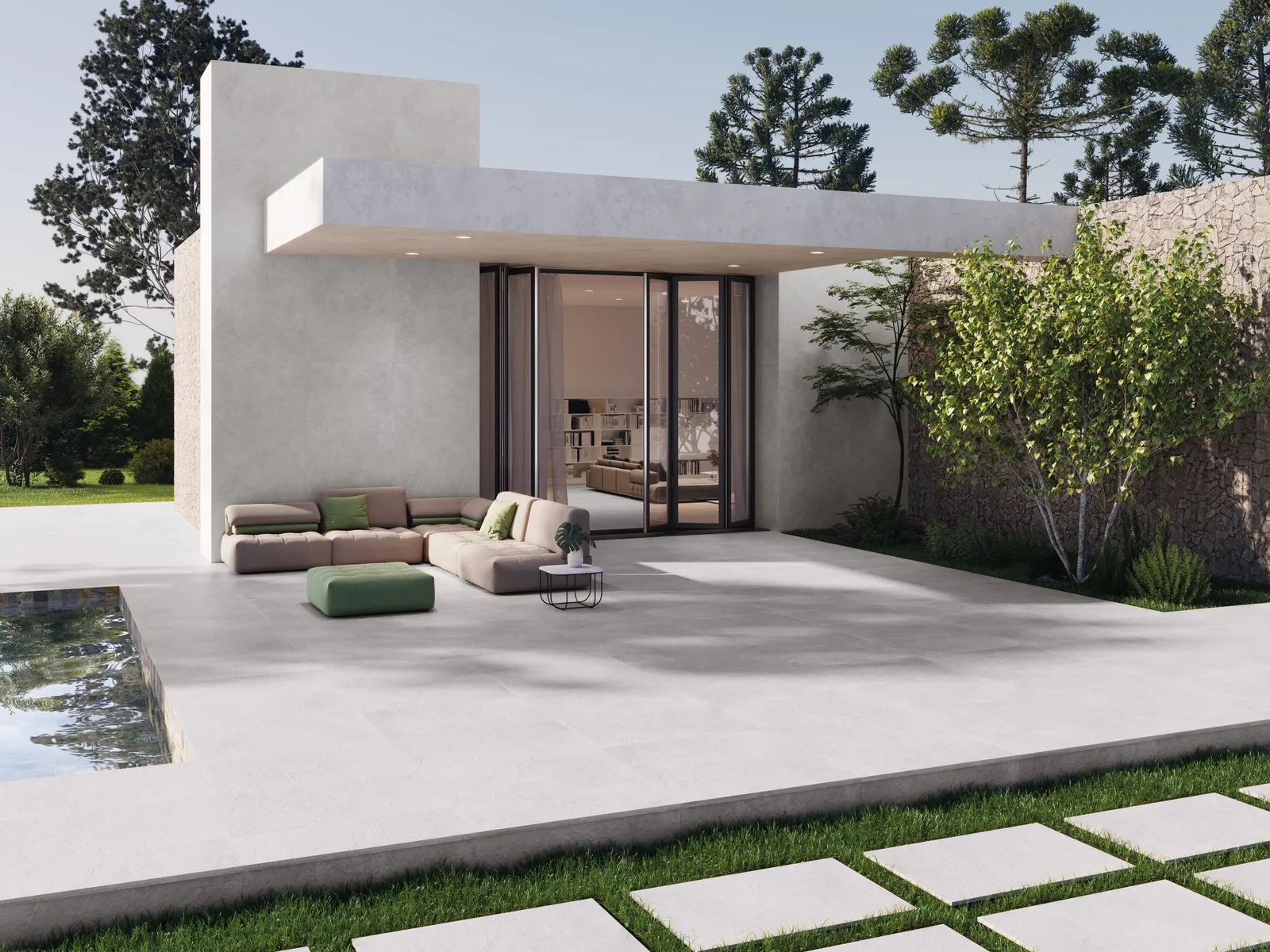Terrastegel Statale Pearl 60x120 rett 20mm, foto 2 van 2